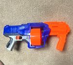 NERF N-Strike Elite SurgeFire Dart Blaster Toy Gun, Blue/Orange, MPN SURGEFIRE