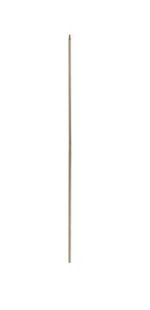 Gold Metal Plain Staircase Spindle - 12mm Square Hollow Bar x 1117.6mm High