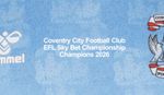 Coventry City Football Club EFL champions 2026 Match Details Football Shirt