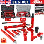 4/10 Ton Portable Hydraulic Auto Body Repair Tool Kit Push Pull Rams Porta Pack