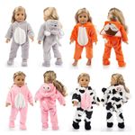 Doll Clothes and Accessories New Animal Pajamas for 18 Inch Girl Doll 45Cm 