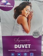 100% Pure Cotton Duvet Quilt Premium Hotel Quality ALL SIZES ** 50% OFF RRP **