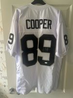 Cooper #89 White Signed American Football Jersey JSA WP587251