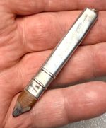 Edwardian Sterling Silver Pencil Holder - WV & S - Birmingham - 1903