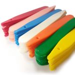 10cm/4" Plant/Flower Stick Labels White Blue Green Orange Pink Red Yellow Mixed