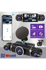 1080P 4 Channel Dash Cam GPS WiFi Front Rear Side Car Camera