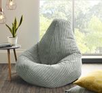 Large Jumbo Cord Beanbag Chair Highback beanbags Ready Filled CLEARANCE PRICE