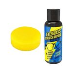 Eyeglass Scratch Repair Lens Polish Wax with Sponge for Eyeglass Sunglass