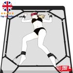 3-Minute Easy Install Bed Bondage Set Adjustable Under Mattress Straps with Arm