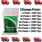 Sharrow King Size Menthol Filter Tips Smoking Cigarette (200 Tips Per Pack) UK