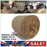 Large Round Bale Hay Net Field Haynet 4.5cm hole diameter 150 cm, height 150 cm