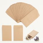 Small Brown Envelopes 100 x 67mm 80gsm For Dinner Money Wages Coin Beads & Seeds
