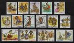 ZAMBIA  1981 DEFINITIVE SET OF 15 POSTALLY USED  (SG 337-351)