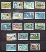 1968 British Indian Ocean Territory Sc# 16-33 Set of Sea Life MH Cv$70.05