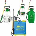 Pressure Sprayer 1L 2L 3L 5L 8L 20L Garden Fence Patio Weed Killer Paint Sprayer