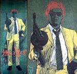 ORIGINAL-STB Sonny Chiba "WOLF GUY" 1975 Japan Movie Poster Karate Master HORROR