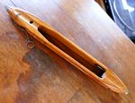Vintage wooden weavers boat shuttle 41cm length- Beautiful Patination-