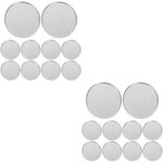 Aluminum Weighing Plates for Laboratory Use Silver Reusable Sample Trays