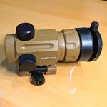 Valken Mini Reflex Red Dot Sight Scope for Airsoft Tan