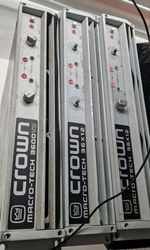 2x CROWN Macro Tech 36x12 Power Amplifier. fully working 