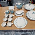 Royal Doulton April Showers Blue Floral Pattern Dinner Tea Set Choose From List