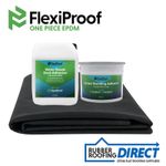 1.14mm Rubber Roofing Kit For Flat Roofs Heavy Duty EPDM Membrane & Adhesives