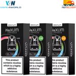 OXVA NeXlim Replacement Pods For OXVA NeXlim 0.6Ω 0.8Ω 1.2Ω - Pack of 3 Pods