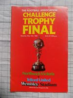 FA Challenge Trophy FINAL, 1983, Northwich Victoria v Telford United,  v.g.c.
