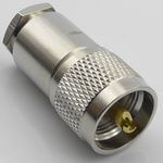 PL259 Plug for LMR240 RG8X Mini8 Male Cable Clamp Compression UHF