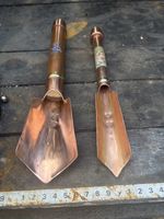 Pure Copper Handmade Trowel / Hand Hammered/ Garden Trowel, Ice Cream Scoops set