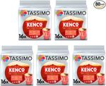 Tassimo Kenco Americano Grande XL Coffee Pods x16 (Pack of 5, Total 80 Drinks)