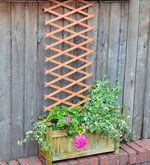 6ft Wooden Garden Trellis Expanding Climbing Plant Support Lattice Fence Panel
