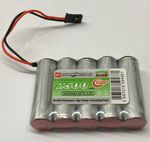 Rechargeable Battery 6v Pack 2500 AA Nimh Flat LSD Futaba RX VAPEXTECH UK