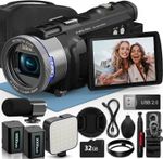 4K Video Camera 48MP 16X 3'' Camcorder With WIFI Remote Control for Vlogging