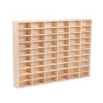60/62 Grid Wooden Toy Car Display Cabinet Wall Mounted Toy Model Storage Cabinet