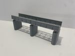 OO Gauge Iron Girder Railway Bridge Brick Pillars 1:76 Model Kit