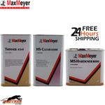 Max Meyer 0200 + 8000 2K Clear Coat Car Lacquer + 4310 thinner 5L 12.5ltr Kit