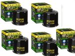 HIFLO RACE RACING OIL FILTER HF138RC X5 BUNDLE FITS APRILIA SUZUKI MOTORCYCLES