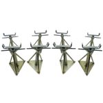 Static Caravan Axle Stands Large X8 (Extra Wide Mobile Home Support 15" - 20")