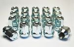 Set of 20 Wheel Nuts for Ford S-MAX SMax M14 x 1.5, 21mm Hex (Silver)
