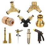 Brass Tap Connector Adaptor Universal Garden Water Fit Hose Pipe Tap Female Male