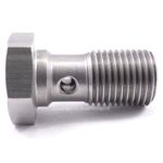 7/16x20 UNF AN-4 JIC STAINLESS STEEL BANJO BOLT 25mm Long Brake Hose Fitting Eye