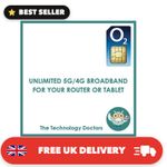 Reliable O2 5G/4G Data SIM with Unlimited Data – Best for Streaming and Gaming