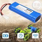 7.2V 4000mAh NiMH Battery with Tamiya Plug Rechargeable RC Battery Pack for Car