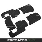 BLACK RUBBER FLOOR MATS SET RUBBER FOR LAND ROVER DISCOVERY 3 4 L319 04-16