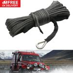 15Meter Strong Synthetic Winch Line Cable Rope 7700LBS Universal for Car ATV UTV