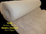 50m roll 137cm wide Polyester Wadding Dacron Roll - Quilting Crafts & Upholstery