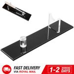 Single Fixed Blade Knife Display Stand Holder Collection Case Home Décor Black`