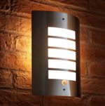 Auraglow Dusk Till Dawn Daylight PIR Motion Detection Sensor Outdoor Wall Light