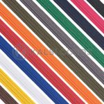 8mm 10 CORD FLAT BRAIDED ELASTIC IN 12 COLOURS KALSI CORDS UK MADE QUALITY